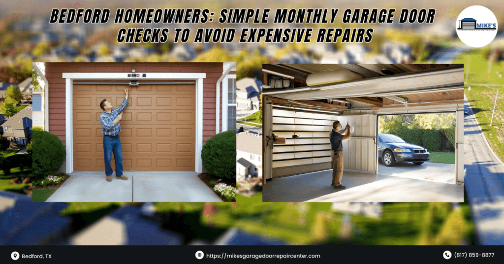 Monthly Garage Door Inspection