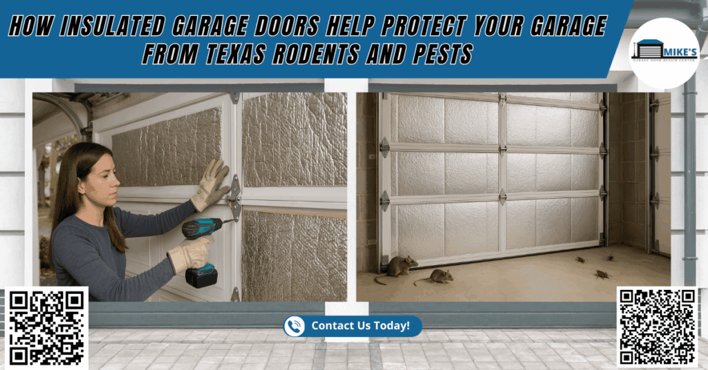 How Insulated Garage Doors Help Protect Your Garage from Texas Rodents and Pests - Mike's Garage Door Repair Center