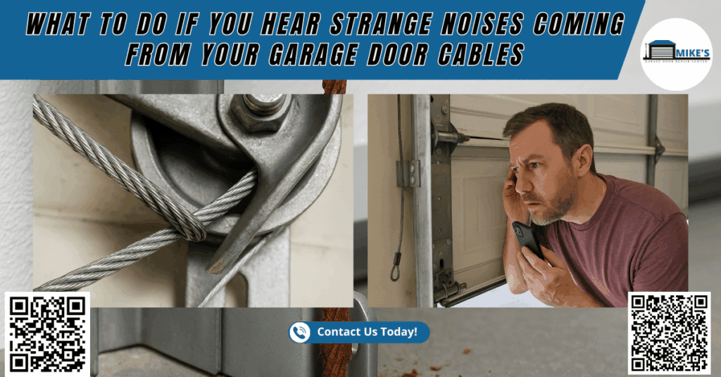 What to Do if You Hear Strange Noises Coming from Your Garage Door Cables - Mike's Garage Door Repair Center