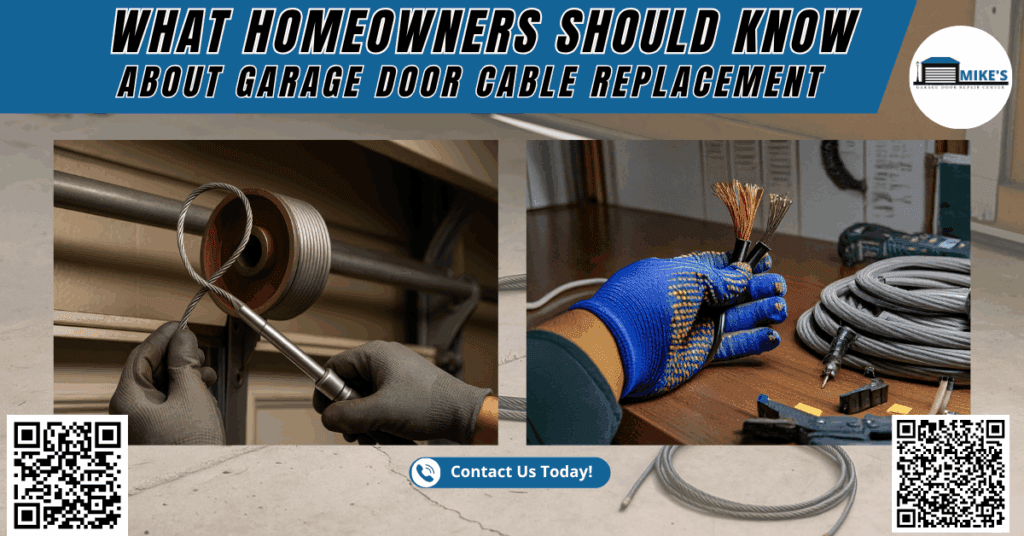 What Homeowners Should Know About Garage Door Cable Replacement - Mike's Garage Door Repair Center