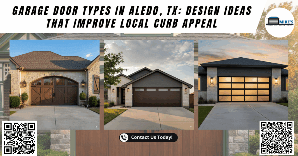 Garage Door Types in Aledo, TX: Design Ideas That Improve Local Curb Appeal -Mike's Garage Door Repair Center
